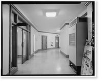 Historic Framed Print, Los Angeles City Hall, 200 North Spring Street, Los Angeles, Los Angeles County, CA - 195,  17-7/8" x 21-7/8"