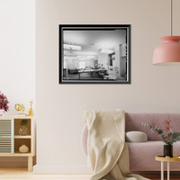 Historic Framed Print, Los Angeles City Hall, 200 North Spring Street, Los Angeles, Los Angeles County, CA - 199,  17-7/8" x 21-7/8"