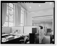 Historic Framed Print, Los Angeles City Hall, 200 North Spring Street, Los Angeles, Los Angeles County, CA - 206,  17-7/8" x 21-7/8"