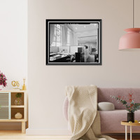 Historic Framed Print, Los Angeles City Hall, 200 North Spring Street, Los Angeles, Los Angeles County, CA - 206,  17-7/8" x 21-7/8"