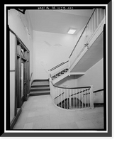 Historic Framed Print, Los Angeles City Hall, 200 North Spring Street, Los Angeles, Los Angeles County, CA - 207,  17-7/8" x 21-7/8"