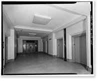 Historic Framed Print, Los Angeles City Hall, 200 North Spring Street, Los Angeles, Los Angeles County, CA - 209,  17-7/8" x 21-7/8"