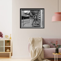 Historic Framed Print, Los Angeles City Hall, 200 North Spring Street, Los Angeles, Los Angeles County, CA - 211,  17-7/8" x 21-7/8"