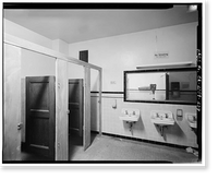 Historic Framed Print, Los Angeles City Hall, 200 North Spring Street, Los Angeles, Los Angeles County, CA - 220,  17-7/8" x 21-7/8"