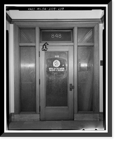 Historic Framed Print, Los Angeles City Hall, 200 North Spring Street, Los Angeles, Los Angeles County, CA - 223,  17-7/8" x 21-7/8"