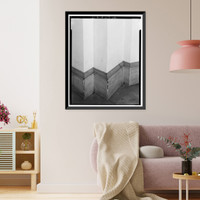 Historic Framed Print, Los Angeles City Hall, 200 North Spring Street, Los Angeles, Los Angeles County, CA - 230,  17-7/8" x 21-7/8"