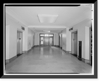 Historic Framed Print, Los Angeles City Hall, 200 North Spring Street, Los Angeles, Los Angeles County, CA - 244,  17-7/8" x 21-7/8"