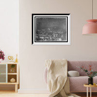 Historic Framed Print, Salvation Army's New Year's Dinner,  17-7/8" x 21-7/8"