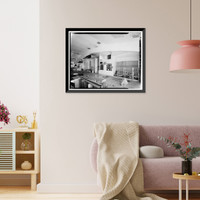 Historic Framed Print, Los Angeles City Hall, 200 North Spring Street, Los Angeles, Los Angeles County, CA - 254,  17-7/8" x 21-7/8"