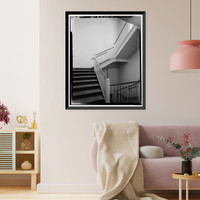 Historic Framed Print, Los Angeles City Hall, 200 North Spring Street, Los Angeles, Los Angeles County, CA - 255,  17-7/8" x 21-7/8"