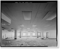 Historic Framed Print, Los Angeles City Hall, 200 North Spring Street, Los Angeles, Los Angeles County, CA - 260,  17-7/8" x 21-7/8"