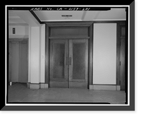 Historic Framed Print, Los Angeles City Hall, 200 North Spring Street, Los Angeles, Los Angeles County, CA - 265,  17-7/8" x 21-7/8"