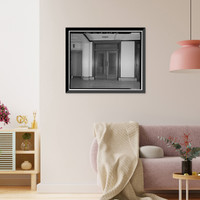 Historic Framed Print, Los Angeles City Hall, 200 North Spring Street, Los Angeles, Los Angeles County, CA - 265,  17-7/8" x 21-7/8"