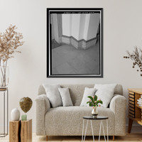 Historic Framed Print, Los Angeles City Hall, 200 North Spring Street, Los Angeles, Los Angeles County, CA - 267,  17-7/8" x 21-7/8"