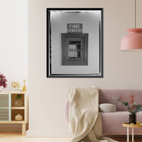 Historic Framed Print, Los Angeles City Hall, 200 North Spring Street, Los Angeles, Los Angeles County, CA - 269,  17-7/8" x 21-7/8"