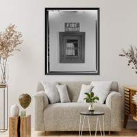 Historic Framed Print, Los Angeles City Hall, 200 North Spring Street, Los Angeles, Los Angeles County, CA - 269,  17-7/8" x 21-7/8"