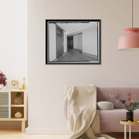 Historic Framed Print, Los Angeles City Hall, 200 North Spring Street, Los Angeles, Los Angeles County, CA - 270,  17-7/8" x 21-7/8"