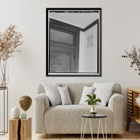 Historic Framed Print, Los Angeles City Hall, 200 North Spring Street, Los Angeles, Los Angeles County, CA - 273,  17-7/8" x 21-7/8"