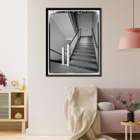 Historic Framed Print, Los Angeles City Hall, 200 North Spring Street, Los Angeles, Los Angeles County, CA - 274,  17-7/8" x 21-7/8"