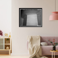 Historic Framed Print, Los Angeles City Hall, 200 North Spring Street, Los Angeles, Los Angeles County, CA - 278,  17-7/8" x 21-7/8"