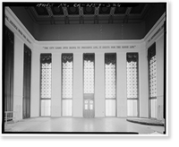 Historic Framed Print, Los Angeles City Hall, 200 North Spring Street, Los Angeles, Los Angeles County, CA - 310,  17-7/8" x 21-7/8"