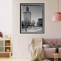 Historic Framed Print, John Breuner & Company Building, 1515 Clay Street, Oakland, Alameda County, CA,  17-7/8" x 21-7/8"