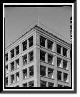 Historic Framed Print, John Breuner & Company Building, 1515 Clay Street, Oakland, Alameda County, CA - 8,  17-7/8" x 21-7/8"