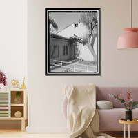 Historic Framed Print, Vista del Arroyo Hotel, Hamilton Bungalow, 125 South Grand Avenue, Pasadena, Los Angeles County, CA - 5,  17-7/8" x 21-7/8"