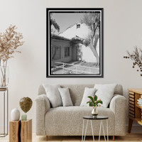 Historic Framed Print, Vista del Arroyo Hotel, Hamilton Bungalow, 125 South Grand Avenue, Pasadena, Los Angeles County, CA - 5,  17-7/8" x 21-7/8"