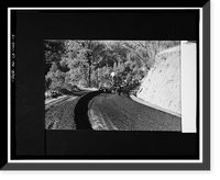 Historic Framed Print, Generals Highway, Three Rivers vicinity, Tulare County, CA - 14,  17-7/8" x 21-7/8"
