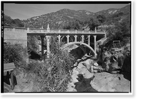Historic Framed Print, Generals Highway, Three Rivers vicinity, Tulare County, CA - 22,  17-7/8" x 21-7/8"