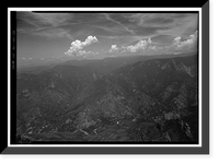 Historic Framed Print, Generals Highway, Three Rivers vicinity, Tulare County, CA - 23,  17-7/8" x 21-7/8"