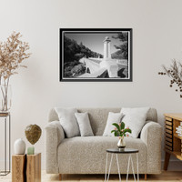 Historic Framed Print, Generals Highway, Three Rivers vicinity, Tulare County, CA - 26,  17-7/8" x 21-7/8"