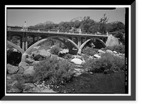 Historic Framed Print, Generals Highway, Three Rivers vicinity, Tulare County, CA - 29,  17-7/8" x 21-7/8"