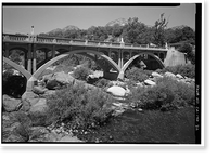 Historic Framed Print, Generals Highway, Three Rivers vicinity, Tulare County, CA - 29,  17-7/8" x 21-7/8"