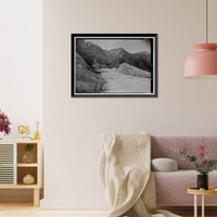 Historic Framed Print, Generals Highway, Three Rivers vicinity, Tulare County, CA - 32,  17-7/8" x 21-7/8"