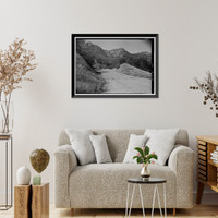 Historic Framed Print, Generals Highway, Three Rivers vicinity, Tulare County, CA - 32,  17-7/8" x 21-7/8"