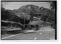 Historic Framed Print, Generals Highway, Three Rivers vicinity, Tulare County, CA - 33,  17-7/8" x 21-7/8"