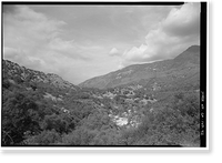 Historic Framed Print, Generals Highway, Three Rivers vicinity, Tulare County, CA - 39,  17-7/8" x 21-7/8"