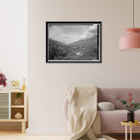 Historic Framed Print, Generals Highway, Three Rivers vicinity, Tulare County, CA - 39,  17-7/8" x 21-7/8"