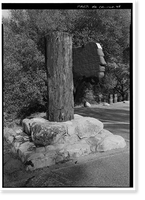 Historic Framed Print, Generals Highway, Three Rivers vicinity, Tulare County, CA - 40,  17-7/8" x 21-7/8"