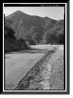 Historic Framed Print, Generals Highway, Three Rivers vicinity, Tulare County, CA - 52,  17-7/8" x 21-7/8"