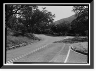 Historic Framed Print, Generals Highway, Three Rivers vicinity, Tulare County, CA - 53,  17-7/8" x 21-7/8"