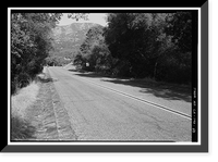 Historic Framed Print, Generals Highway, Three Rivers vicinity, Tulare County, CA - 56,  17-7/8" x 21-7/8"