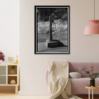 Historic Framed Print, Generals Highway, Three Rivers vicinity, Tulare County, CA - 57,  17-7/8" x 21-7/8"