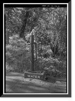 Historic Framed Print, Generals Highway, Three Rivers vicinity, Tulare County, CA - 58,  17-7/8" x 21-7/8"