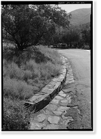 Historic Framed Print, Generals Highway, Three Rivers vicinity, Tulare County, CA - 59,  17-7/8" x 21-7/8"