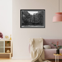 Historic Framed Print, Generals Highway, Three Rivers vicinity, Tulare County, CA - 63,  17-7/8" x 21-7/8"