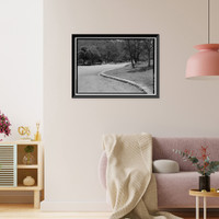 Historic Framed Print, Generals Highway, Three Rivers vicinity, Tulare County, CA - 66,  17-7/8" x 21-7/8"