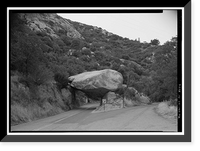 Historic Framed Print, Generals Highway, Three Rivers vicinity, Tulare County, CA - 69,  17-7/8" x 21-7/8"